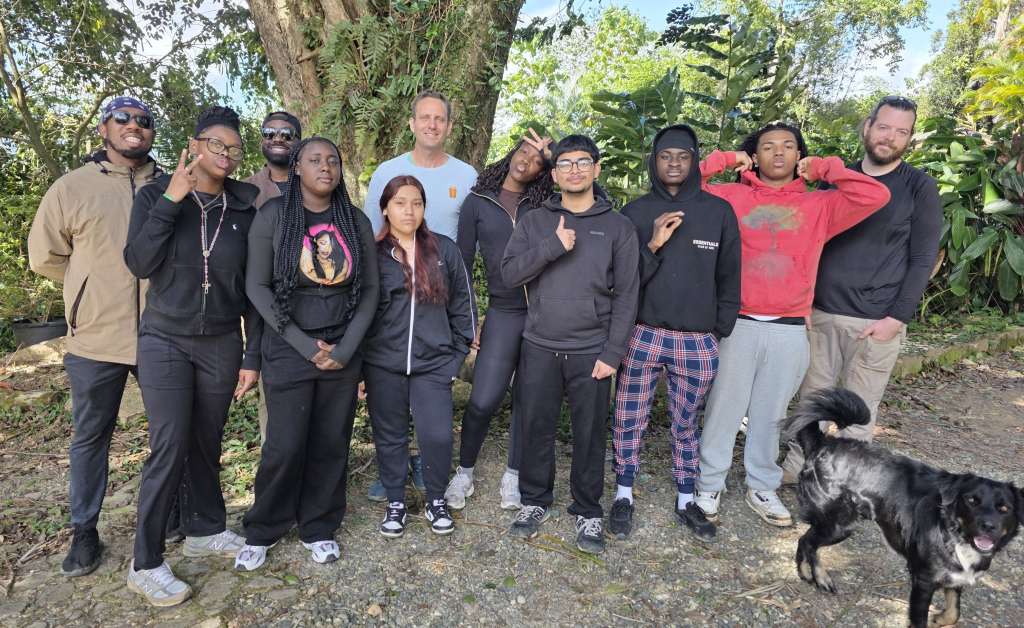 Comp Sci. High from NY brings global energy to the rainforest in Patillas, PR