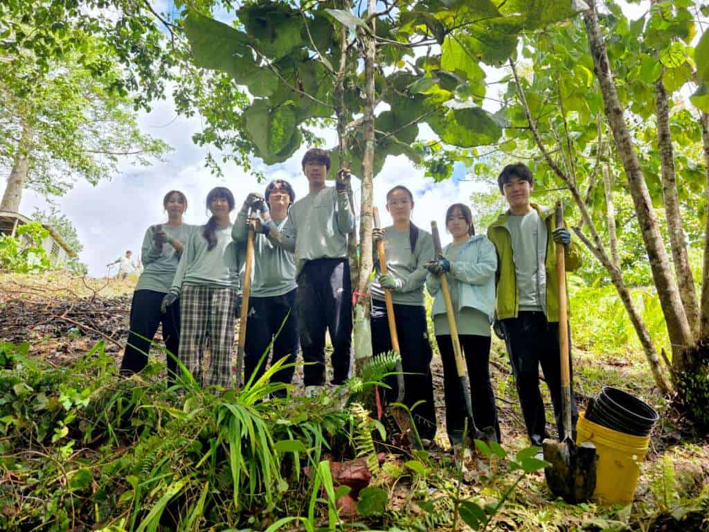 The students got straight into practical work.